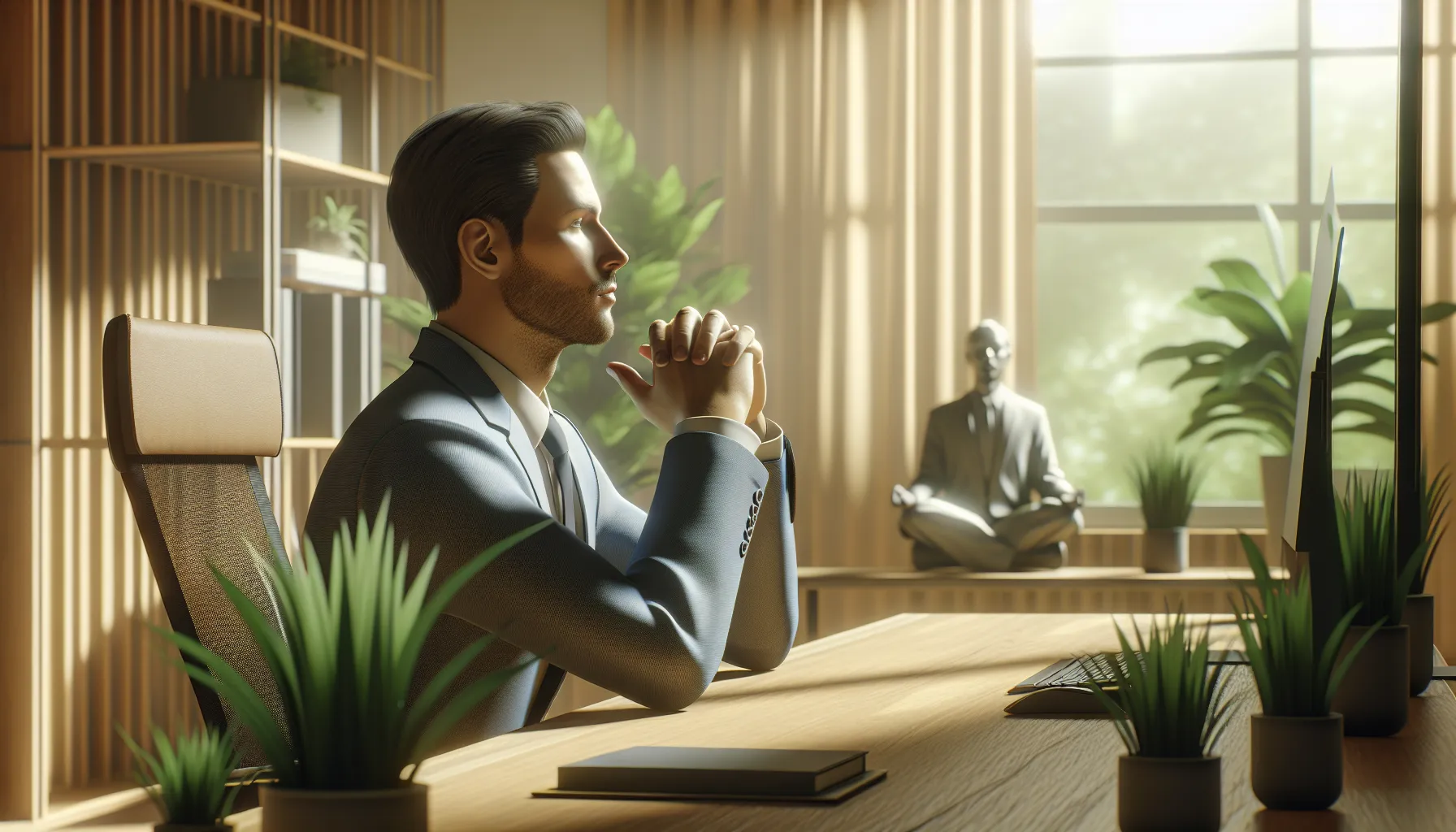Homme zen